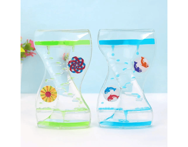 Reloj Burbuja Sensorial Giratorio