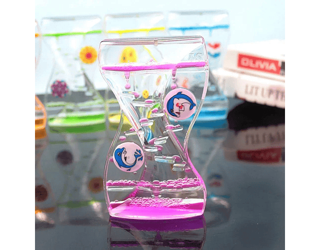 Reloj Burbuja Sensorial Giratorio