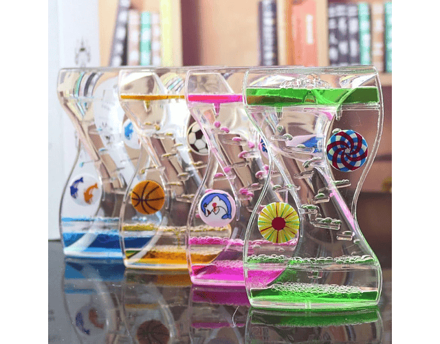 Reloj Burbuja Sensorial Giratorio