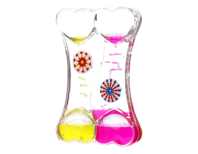 Reloj  Sensorial Líquido Antiestrés Diseño Corazón