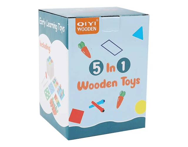 Caja de Zanahorias Montessori 5 en 1 