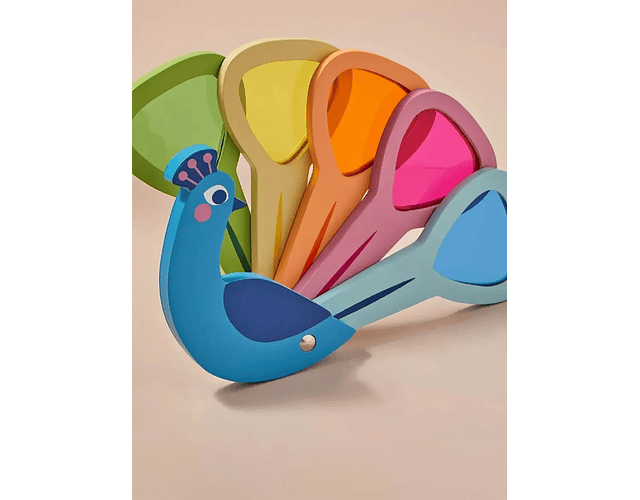 Pavo Real Didáctico Colores