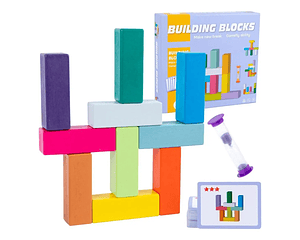 Bloques de Construcción Didácticos Estilo Montessori