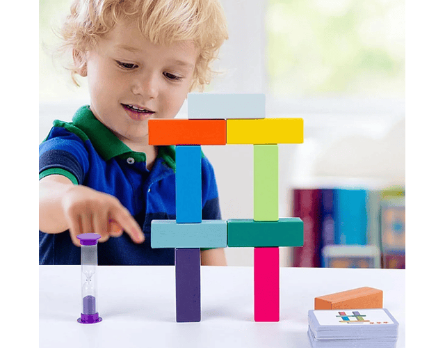 Bloques de Construcción Didácticos Estilo Montessori