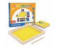 Bandeja Sensorial Montessori Arena Trazos Escritura