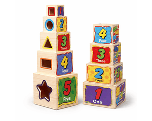 Torre de 5 Cubos Apilable