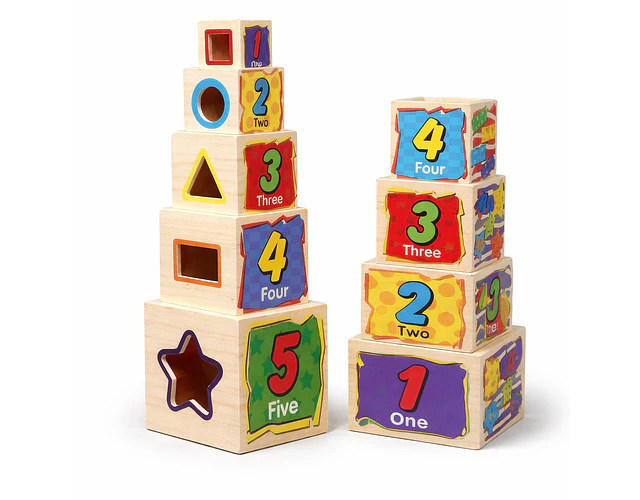 Torre de 5 Cubos Apilable