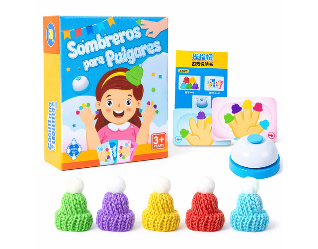 Juego Sombreros Para Dedos