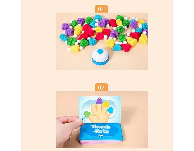 Juego Sombreros Para Dedos