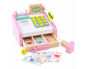 Caja Registradora De Madera