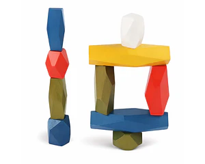 Piedras Apilamiento De Madera Montessori