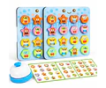 Juego lógica con formas y colores geométricos de  Animales