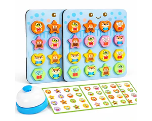 Juego lógica con formas y colores geométricos de  Animales