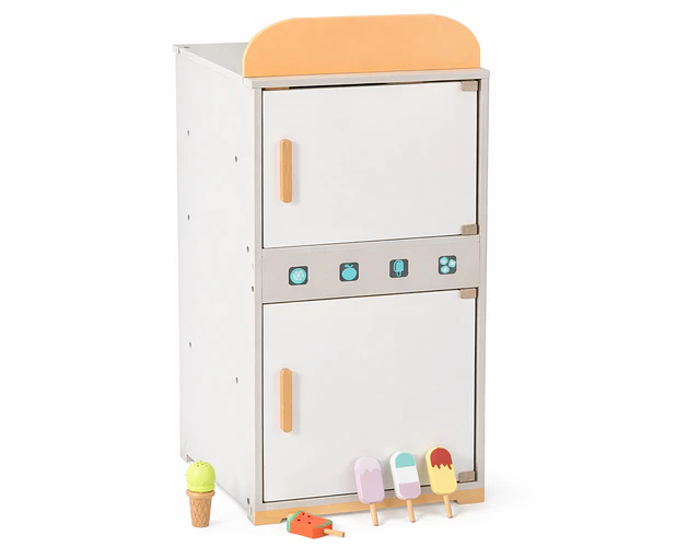 Refrigerador Didáctico de Madera Blanco