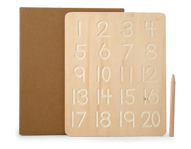 Tablero de Grafomotricidad Números y Letras