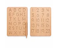 Tablero de Grafomotricidad Números y Letras