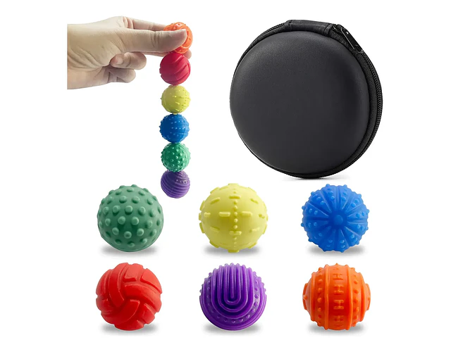 Pack 6 Unidades Pelotas Magnéticas Antiestrés Sensoriales