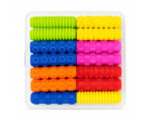 Set 14 Sujetadores De Lápiz Ergonómicos Silicona 