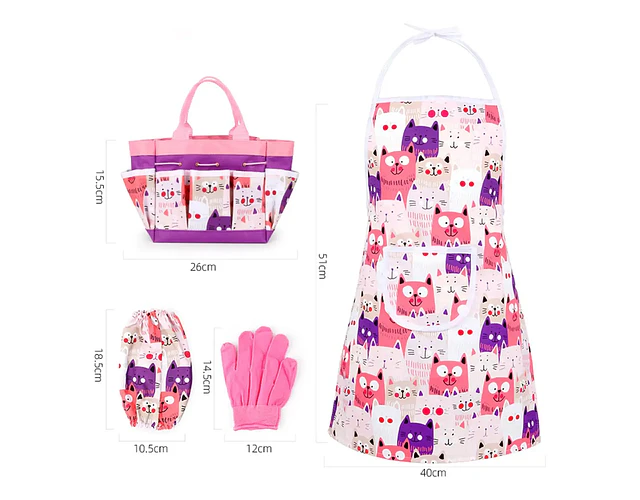 Set de Jardinería Infantil 16 Piezas 