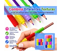 Set 14 Sujetadores De Lápiz Ergonómicos Silicona 