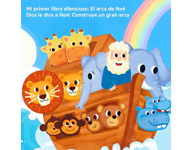 Libro Sensorial de Fieltro Arca De Noé