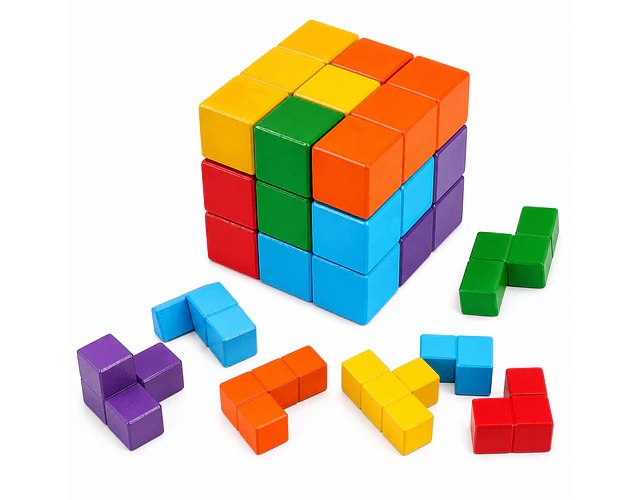 Cubo Soma de Madera