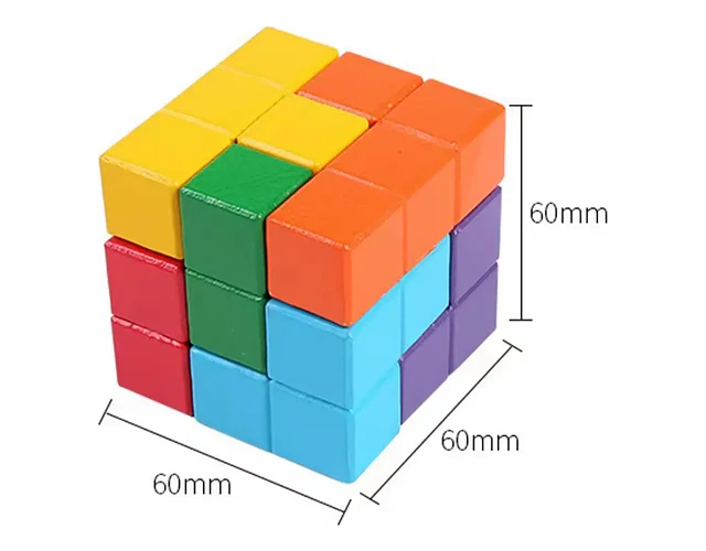 Cubo Soma de Madera