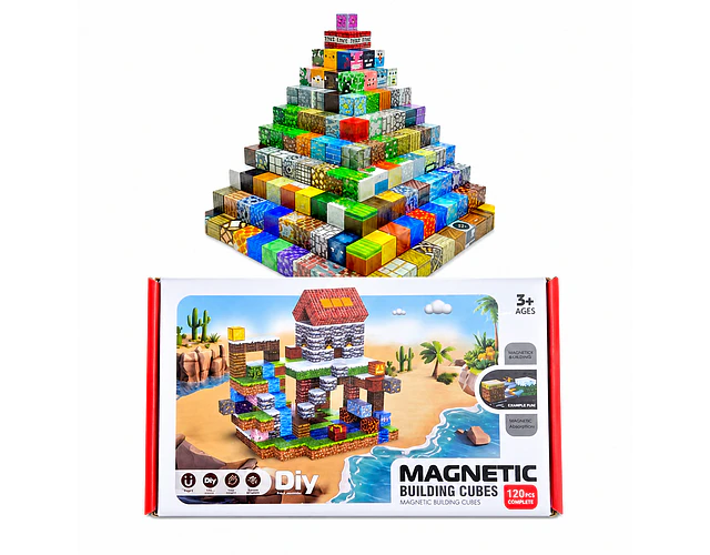 Bloques Magnéticos 120 piezas