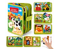 Libro Sensorial Montessori Granja Estimulación Cognitiva
