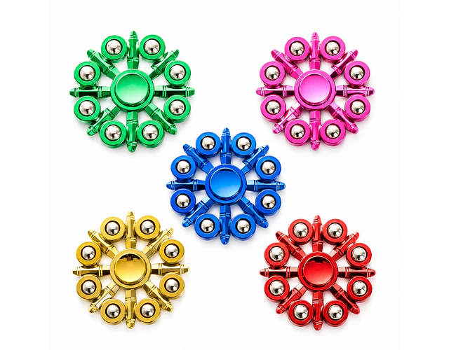 Spinner Metálico Antiestrés Sensorial
