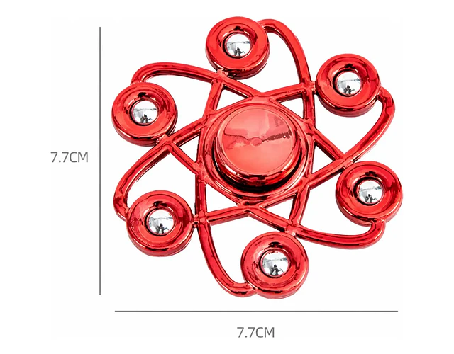 Spinner Metálico Antiestrés Sensorial