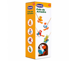 Palo De Arrastre De Madera Dactic Juguete Didáctico Ganso