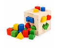Cubo Didáctico Encaje Figuras Geométricas Multicolor