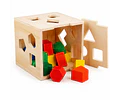 Cubo Didáctico Encaje Figuras Geométricas Multicolor