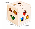 Cubo Didáctico Encaje Figuras Geométricas Multicolor