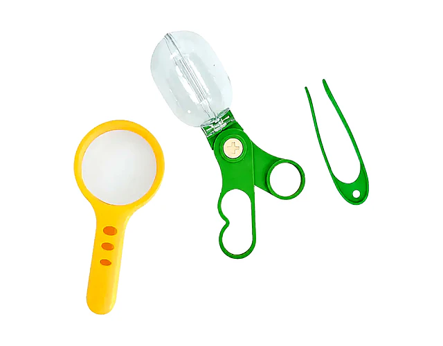 Juguete de Exploración con Lupa y Pinza para Insectos