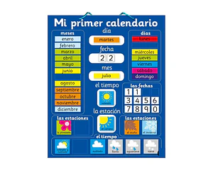 Calendario Montessori de Fieltro para Niños: Rutina, Días y Clima