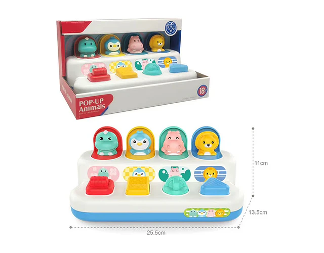 Juego Pop Up Didáctico Animales