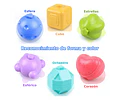Cubo De Actividades 7 En 1 Juguete Sensorial Montessori Multicolor