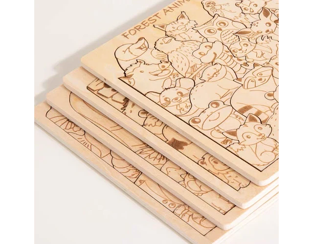 Puzzle de Madera sin Color