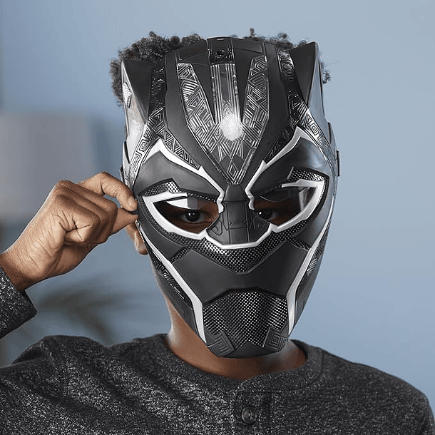Mascara Vibranium Luminoso Black Panther 4