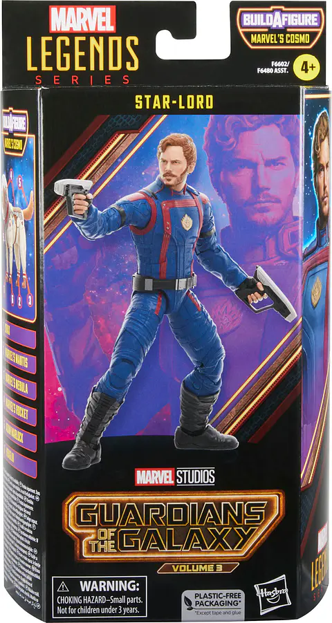 Marvel Legends  Guardianes de la Galaxia 3 - Figura Star Lord 