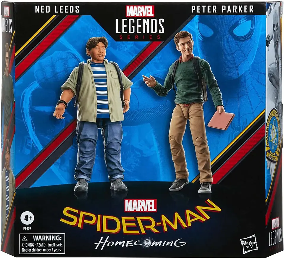 Spider-Man Figuras Ned y Peter Parker Marvel Legends 1