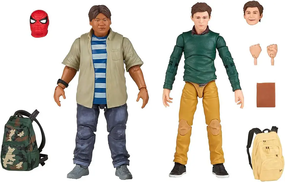 Spider-Man Figuras Ned y Peter Parker Marvel Legends 2