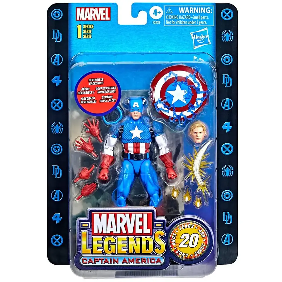 MARVEL LEGENDS 20th CAPITÁN AMÉRICA 1