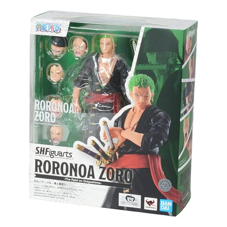 S.H.FIGUARTS FIGURA RORONOA ZORO THE RAID ON ONIGASHIMA 1