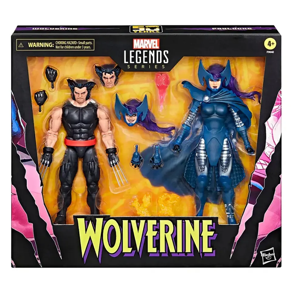  Marvel Legends series - Pack 2 figuras Wolverine y Psylocke 1
