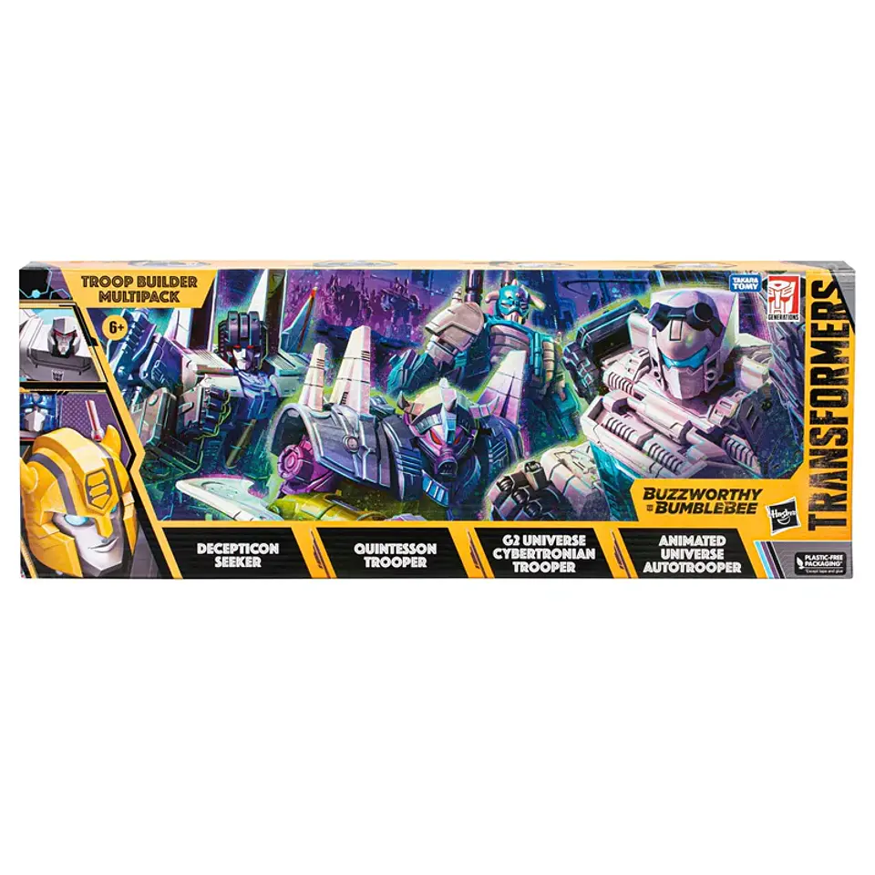 TRANSFORMERS BUZZWORTHY BUMBLEBEE TROOP BUILDER PACK  1