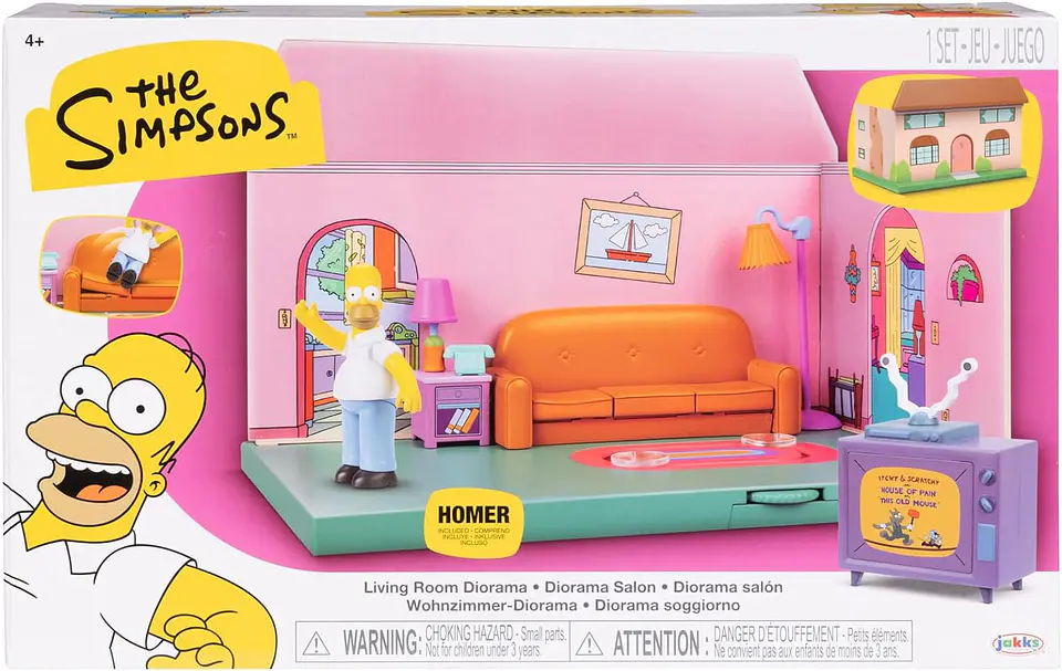 Preventa - Los Simpsons Playset Casa 2.5 Pulgadas 1
