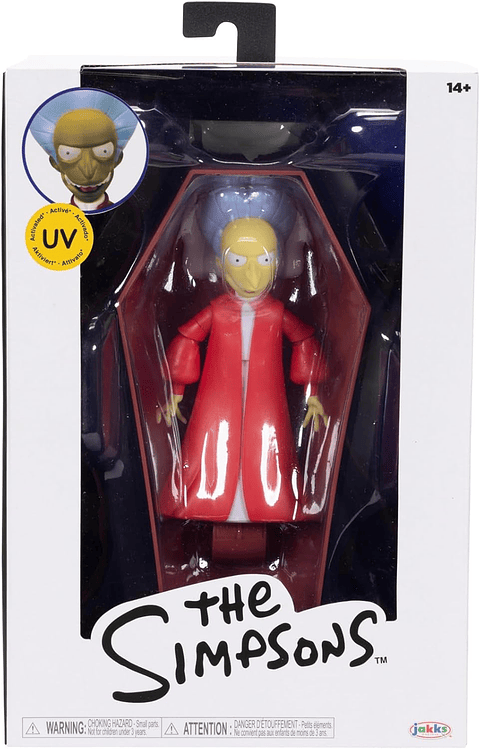 Los Simpsons Figura Mr Burns Drácula 12 cm